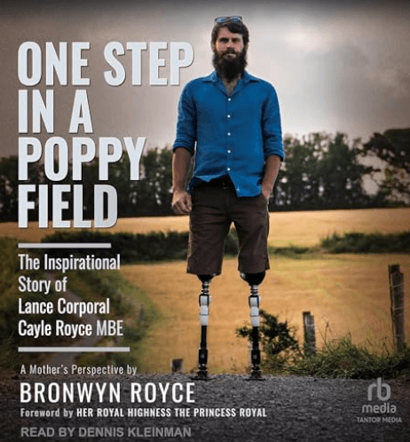 one step in a poppy field